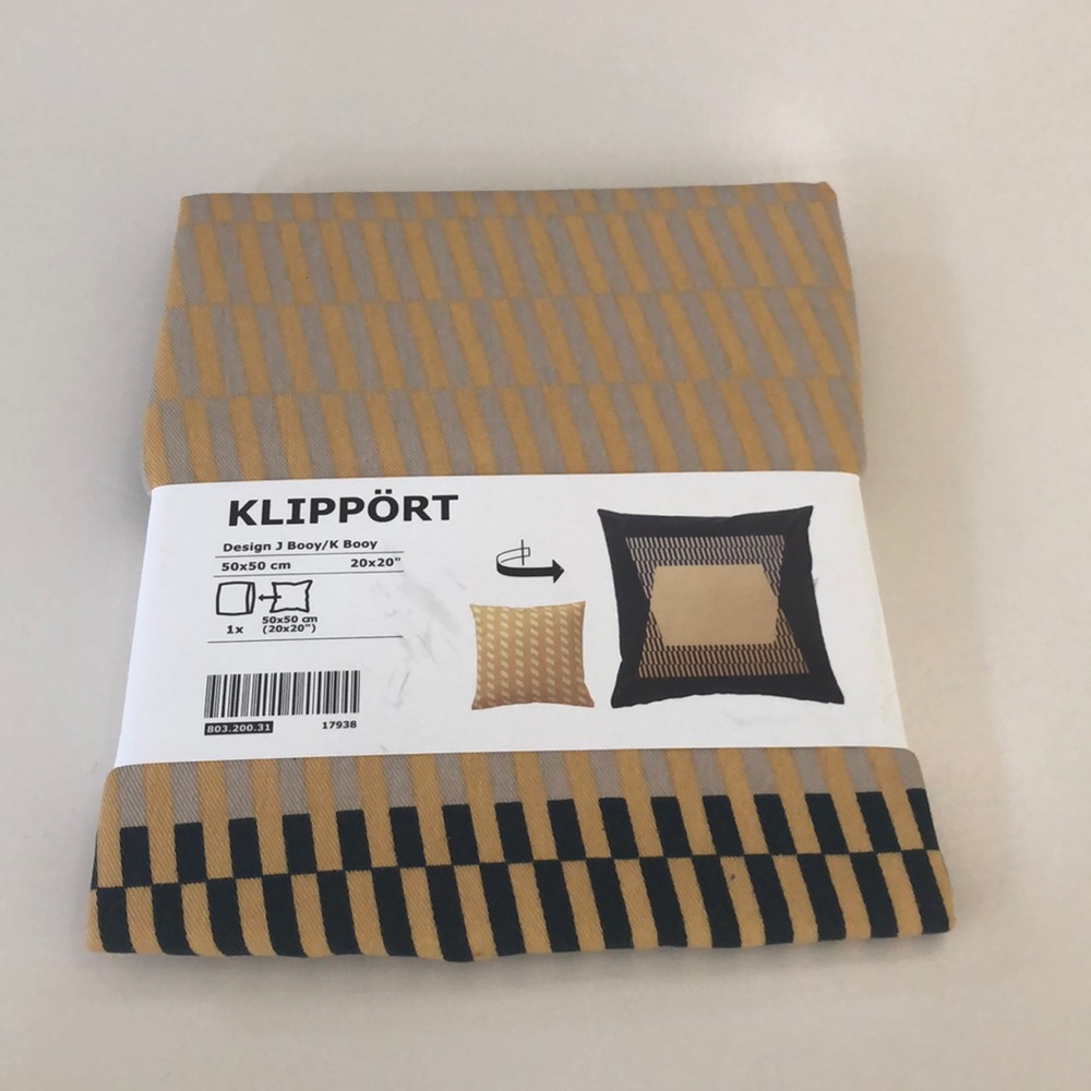 NWT IKEA Klippört Pillowcase